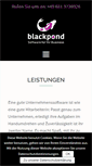 Mobile Screenshot of blackpond.net